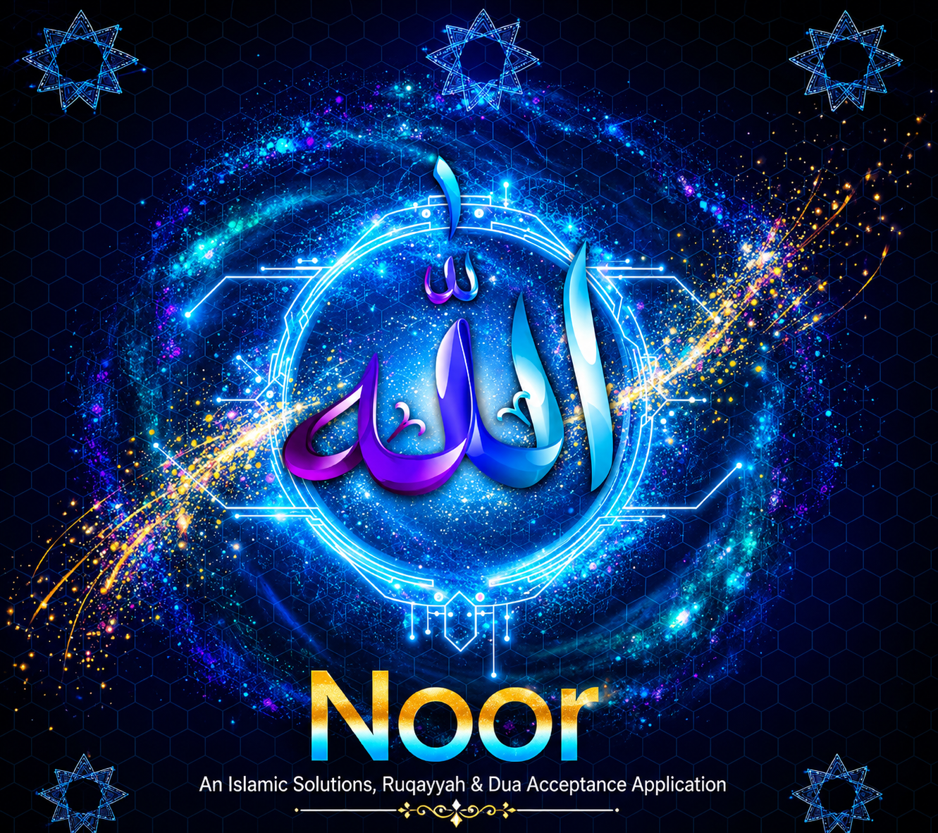 Noor - Real Life Islamic Solution with Ruqayyah & Prayer Accepting Application.